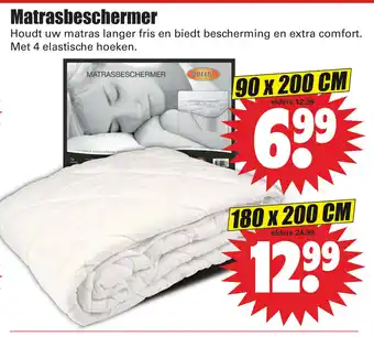 Dirk Queens Matrasbeschermer 90*200 cm aanbieding