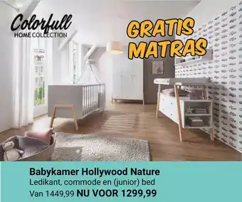 Van Asten BabySuperstore Colorfull Home Collection Babykamer Hollywood nature aanbieding
