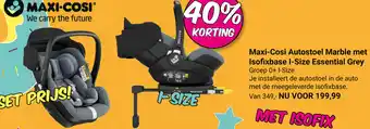 Van Asten BabySuperstore Maxi-Cosi Autostoel Marble met Isofixbase I-Size aanbieding