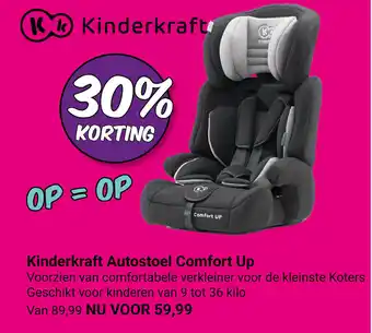 Van Asten BabySuperstore Kinderkraft Autstoel Comfort Up aanbieding