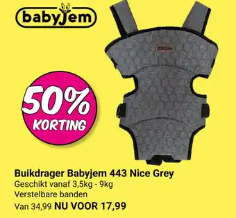 Van Asten BabySuperstore BabyJem Buikdrager 443 aanbieding