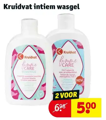 Kruidvat Intiem wasgel aanbieding