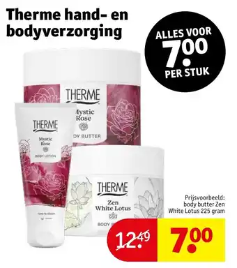 Kruidvat Therme hand- en bodyverzorging aanbieding