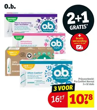 Kruidvat O.b. aanbieding