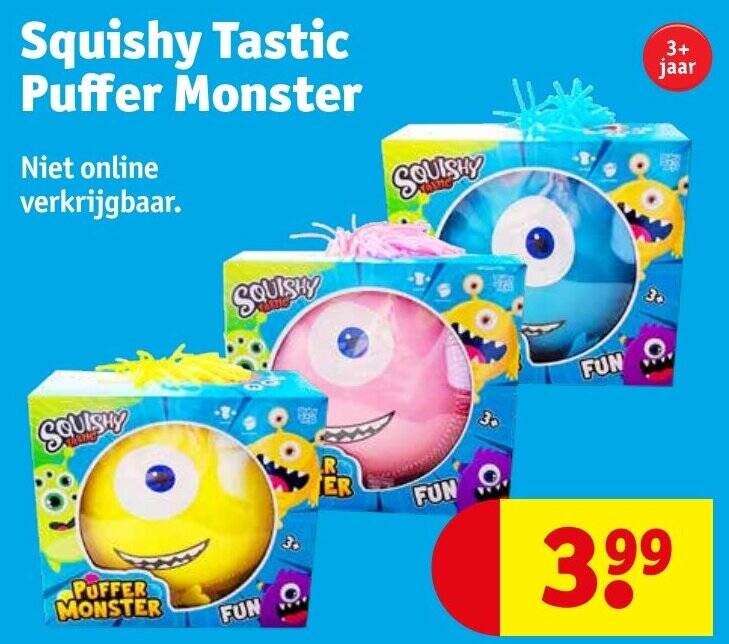 Squishy Tastic Puffer Monster Aanbieding Bij Kruidvat squishy-tastic-puffer-monster-aanbieding-bij-kruidvat
