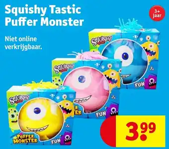 Kruidvat Squishy Tastic Puffer Monster aanbieding