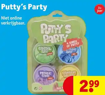 Kruidvat Putty's Party aanbieding