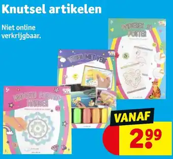 Kruidvat Knutsel artikelen aanbieding