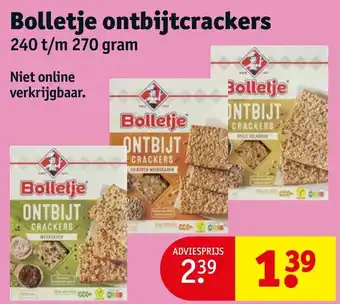 Kruidvat Bolletje ontbijtcrackers 240 t/m 270 gram aanbieding