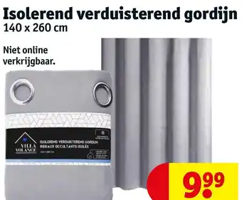 Kruidvat Isolerend verduisterend gordijn 140 x 260cm aanbieding