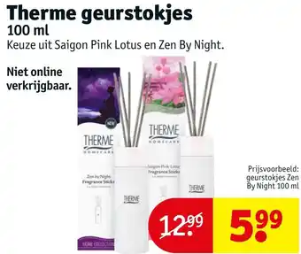 Kruidvat Therme geurstokjes 100ml aanbieding