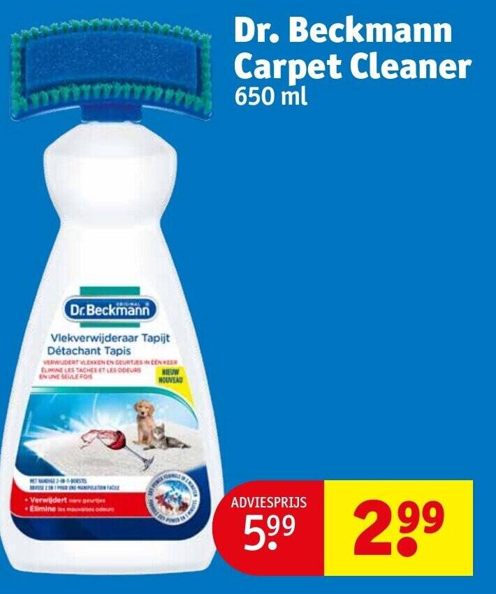 Dr. Beckmann Carpet Cleaner 650ml aanbieding bij Kruidvat