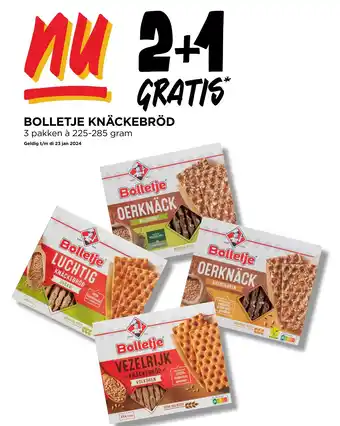 Jumbo BOLLETJE KNÄCKEBRÖD aanbieding