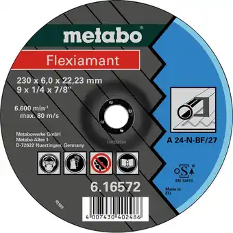 Conrad Metabo 616680000 afbraamschijf gebogen boordiameter 22.23 mm 25 stuk(s) aanbieding