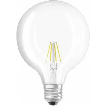 Conrad Osram 4052899972377 led-lamp energielabel e (a - g) e27 globe 6.5 w = 60 w warmwit (ø x l) 124 mm x 168 mm filament / retro-l aanbieding