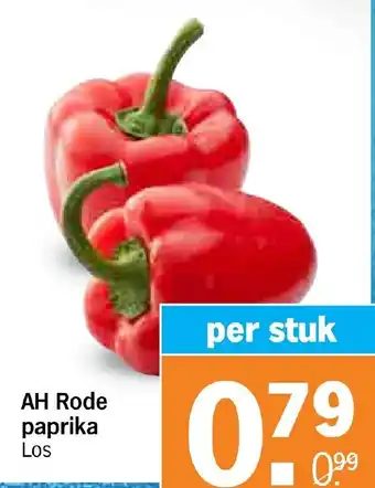 Albert Heijn AH Rode paprika aanbieding