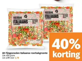 Albert Heijn AH Fijngesneden Italiaanse roerbakgroente aanbieding