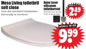 Dirk Mesa Living toiletbril soft close aanbieding