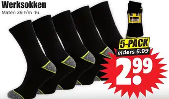 Dirk Werksokken aanbieding