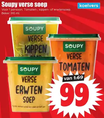 Dirk Soupy verse soep aanbieding