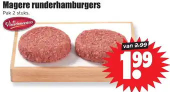 Dirk Magere runderhamburgers aanbieding