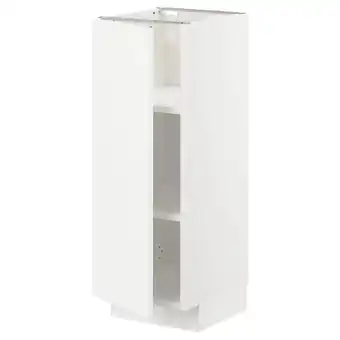 IKEA Metod Onderkast met planken, wit/veddinge wit, 30x37 cm aanbieding