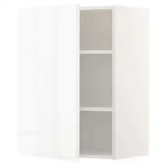 IKEA Metod Bovenkast met planken, wit/voxtorp hoogglans/wit, 60x80 cm aanbieding