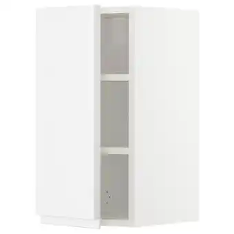 IKEA Metod Bovenkast met planken, wit/voxtorp hoogglans/wit, 30x60 cm aanbieding