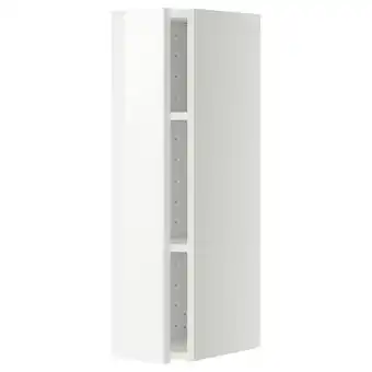 IKEA Metod Bovenkast met planken, wit/ringhult wit, 20x80 cm aanbieding