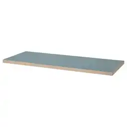 IKEA Lagkapten Tafelblad, grijs/turkoois, 140x60 cm aanbieding