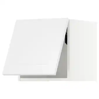 IKEA Metod Bovenkast horizontaal, wit/axstad mat wit, 40x40 cm aanbieding