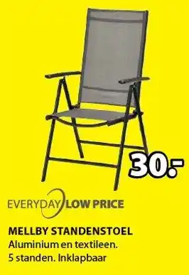 Jysk Mellby-standenstoel aanbieding