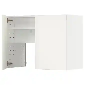 IKEA Metod bovenkast v afzuigkap&plank/deur, wit/veddinge wit, 80x60 cm aanbieding