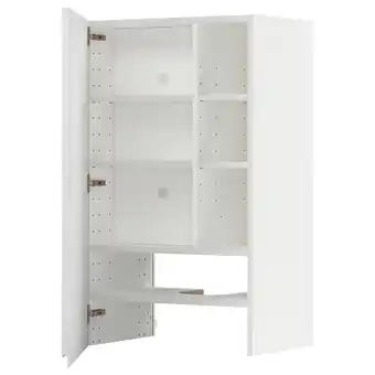 IKEA Metod bovenkast v afzuigkap&plank/deur, wit/voxtorp hoogglans/wit, 60x100 cm aanbieding