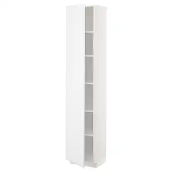 IKEA Metod hoge kast met planken, wit/kungsbacka mat wit, 40x37x200 cm aanbieding