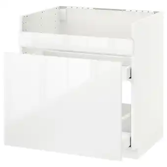 IKEA Metod onderkast v havsen spb/3fr/2la, wit maximera/ringhult wit, 80x60 cm aanbieding