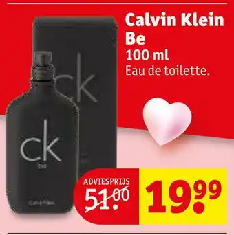 Kruidvat Calvin Klein Be 100ml aanbieding