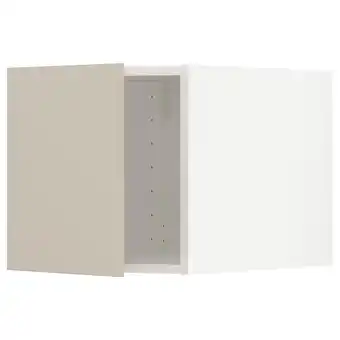 IKEA Metod extra bovenkast, wit/havstorp beige, 40x40 cm aanbieding