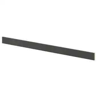 IKEA Förbättra decoratiestrip, mat antraciet, 221x1 cm aanbieding