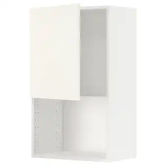 IKEA Metod bovenkast voor magnetron, wit/vallstena wit, 60x100 cm aanbieding