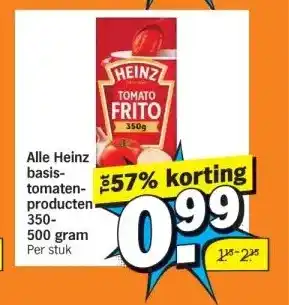 Albert Heijn Heinz tomaten aanbieding