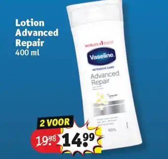 Kruidvat Lotion Advanced Repair 400ml aanbieding