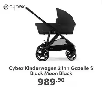 Baby & Tiener Cybex kinderwagen 2 in 1 gazelle s black moon black aanbieding