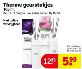 Kruidvat Therme geurstokjes 100 ml aanbieding