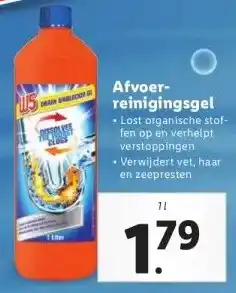 Lidl Afvoerreinigingsgel aanbieding