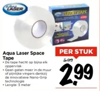 Vomar Voordeelmarkt Aqua Laser Space Tape aanbieding