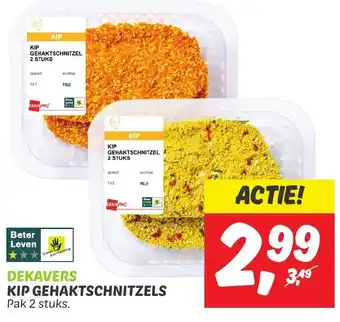 Dekamarkt Kip gehaktschnitzels aanbieding