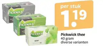 Wibra Pickwick thee per stuk aanbieding