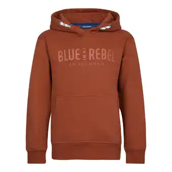 Kixx Online Blue rebel jongens hoodie aanbieding