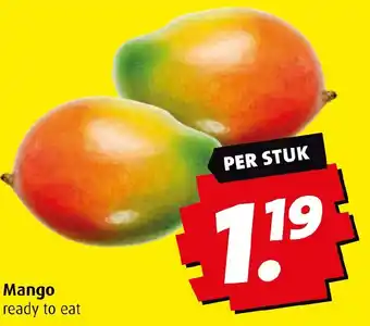 Boni Mango ready to eat aanbieding